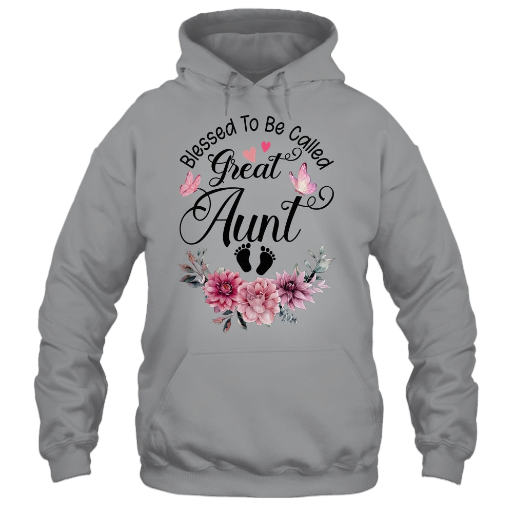 Blessed To Be Called Aunt Floral Aunt Mothers Day Shirt & Tank Top | teecentury