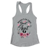 Blessed To Be Called Aunt Floral Aunt Mothers Day Shirt & Tank Top | teecentury