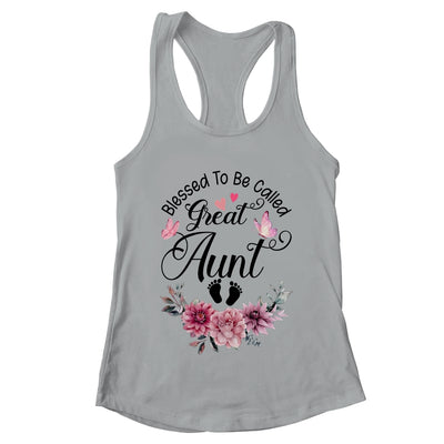 Blessed To Be Called Aunt Floral Aunt Mothers Day Shirt & Tank Top | teecentury