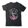Blessed To Be Called Aunt Women Floral Decor Aunt Shirt & Tank Top | teecentury