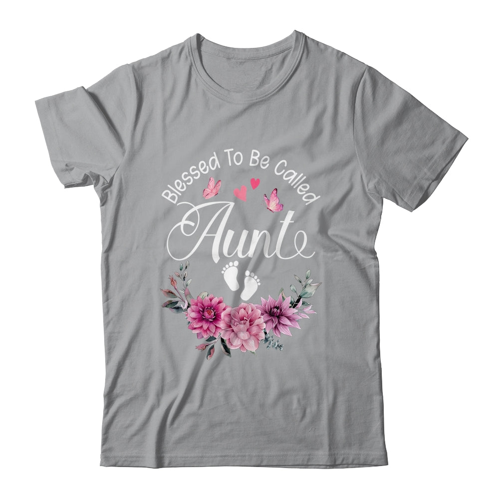 Blessed To Be Called Aunt Women Floral Decor Aunt Shirt & Tank Top | teecentury