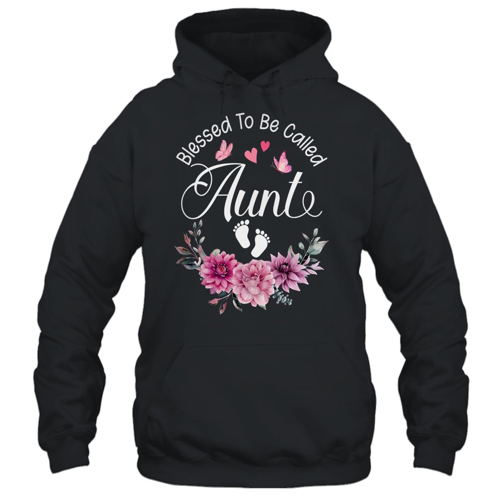 Blessed To Be Called Aunt Women Floral Decor Aunt Shirt & Tank Top | teecentury