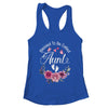 Blessed To Be Called Aunt Women Floral Decor Aunt Shirt & Tank Top | teecentury