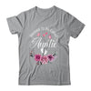 Blessed To Be Called Auntie Women Floral Decor Auntie Shirt & Tank Top | teecentury
