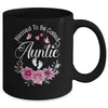 Blessed To Be Called Auntie Women Floral Decor Auntie Mug | teecentury