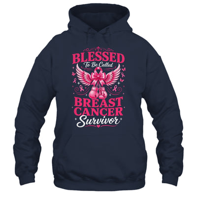 Blessed To Be Called Breast Cancer Survivor Pink Ribbon Shirt & Hoodie | teecentury