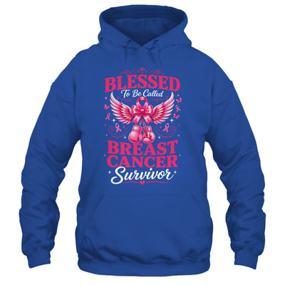 Blessed To Be Called Breast Cancer Survivor Pink Ribbon Shirt & Hoodie | teecentury