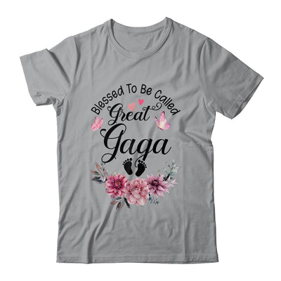 Blessed To Be Called Gaga Floral Gaga Mothers Day Shirt & Tank Top | teecentury