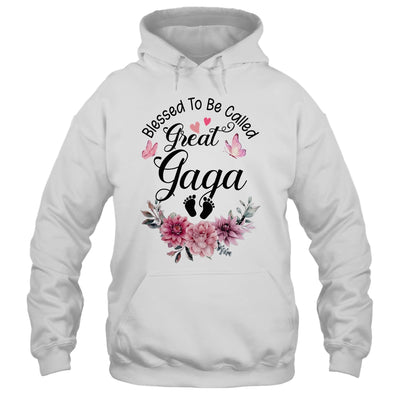 Blessed To Be Called Gaga Floral Gaga Mothers Day Shirt & Tank Top | teecentury