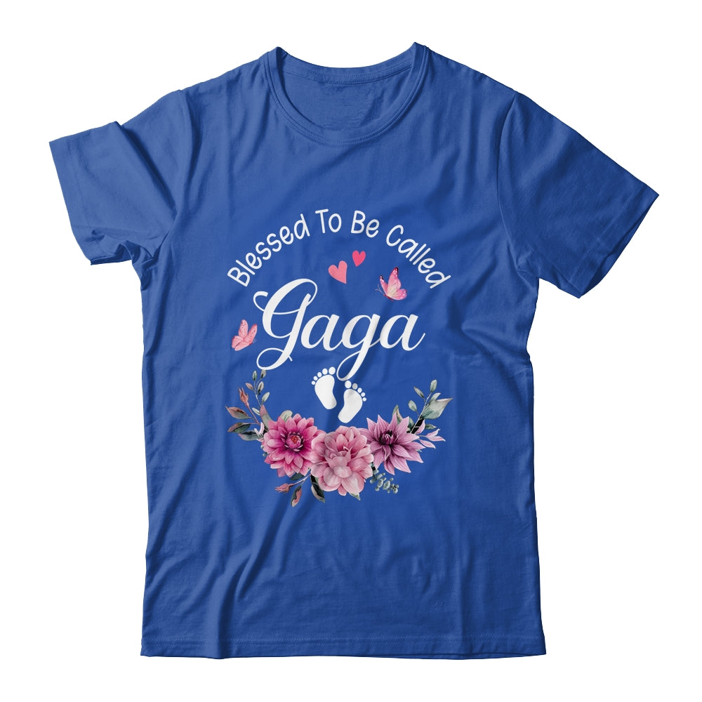 Blessed To Be Called Gaga Women Floral Decor Gaga Shirt & Tank Top | teecentury