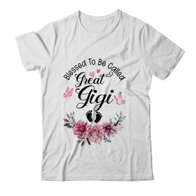 Blessed To Be Called Gigi Floral Gigi Mothers Day Shirt & Tank Top | teecentury