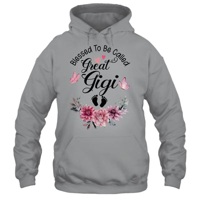 Blessed To Be Called Gigi Floral Gigi Mothers Day Shirt & Tank Top | teecentury