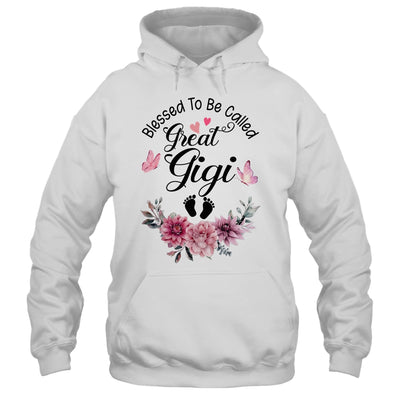 Blessed To Be Called Gigi Floral Gigi Mothers Day Shirt & Tank Top | teecentury