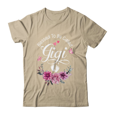 Blessed To Be Called Gigi Women Floral Decor Gigi Shirt & Tank Top | teecentury