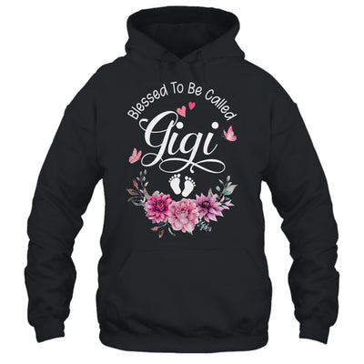 Blessed To Be Called Gigi Women Floral Decor Gigi Shirt & Tank Top | teecentury
