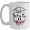 Blessed To Be Called Godmother Floral Godmother Mothers Day Mug | teecentury