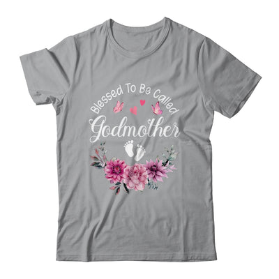 Blessed To Be Called Godmother Women Floral Decor Godmother Shirt & Tank Top | teecentury