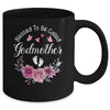 Blessed To Be Called Godmother Women Floral Decor Godmother Mug | teecentury