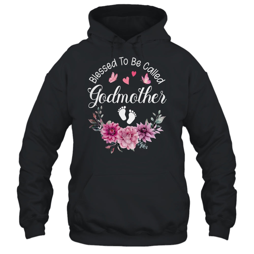 Blessed To Be Called Godmother Women Floral Decor Godmother Shirt & Tank Top | teecentury