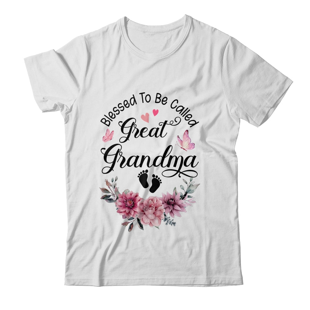 Blessed To Be Called Grandma Floral Grandma Mothers Day Shirt & Tank Top | teecentury