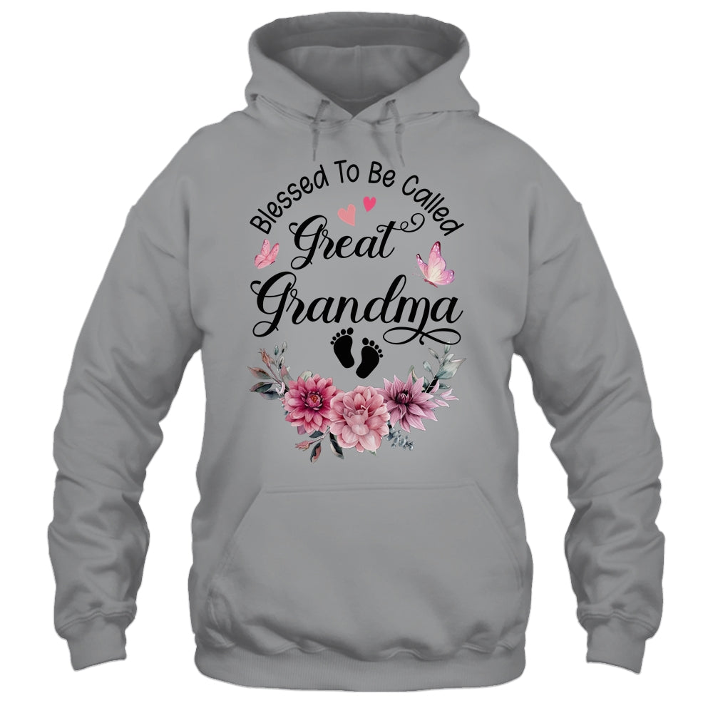 Blessed To Be Called Grandma Floral Grandma Mothers Day Shirt & Tank Top | teecentury
