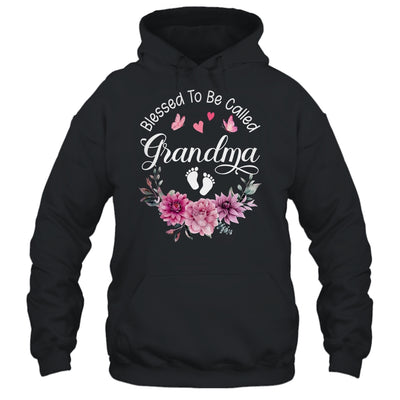 Blessed To Be Called Grandma Women Floral Decor Grandma Shirt & Tank Top | teecentury