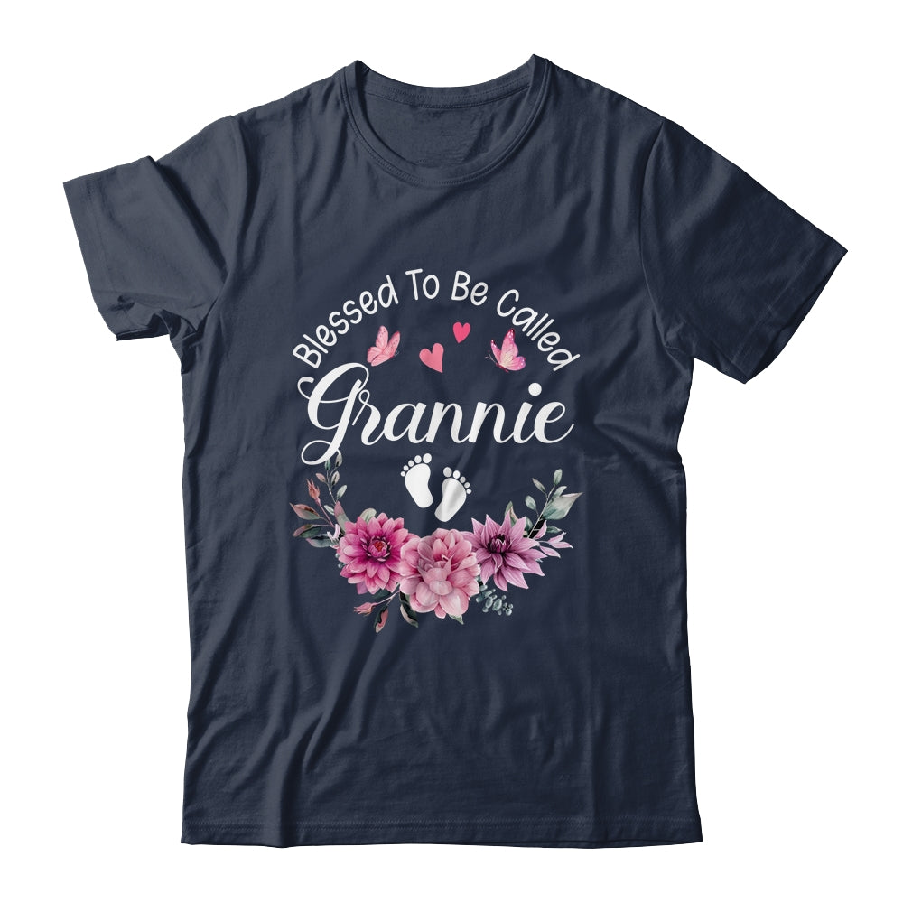Blessed To Be Called Grannie Women Floral Decor Grannie Shirt & Tank Top | teecentury