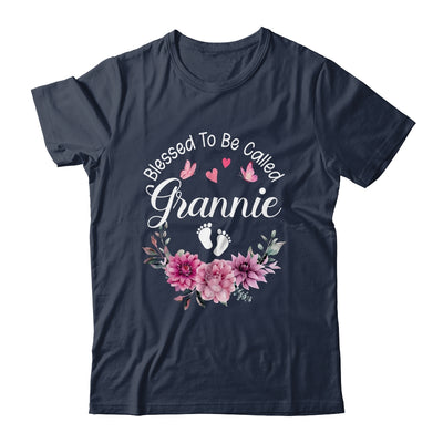 Blessed To Be Called Grannie Women Floral Decor Grannie Shirt & Tank Top | teecentury