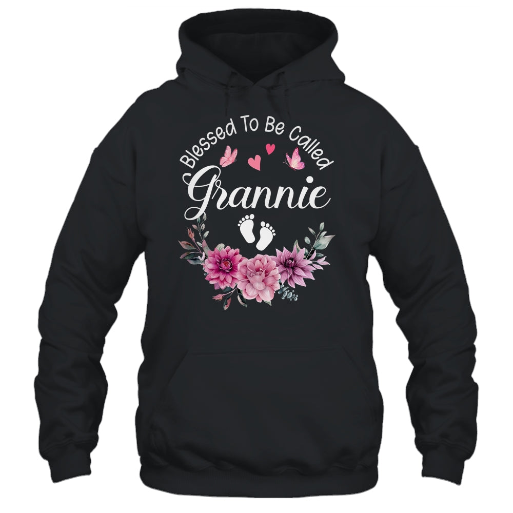 Blessed To Be Called Grannie Women Floral Decor Grannie Shirt & Tank Top | teecentury