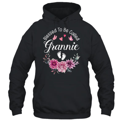 Blessed To Be Called Grannie Women Floral Decor Grannie Shirt & Tank Top | teecentury