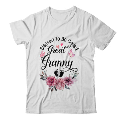 Blessed To Be Called Granny Floral Granny Mothers Day Shirt & Tank Top | teecentury