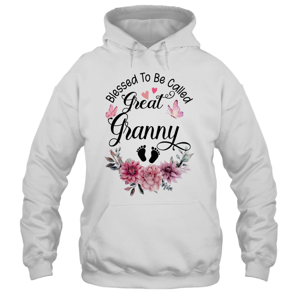 Blessed To Be Called Granny Floral Granny Mothers Day Shirt & Tank Top | teecentury