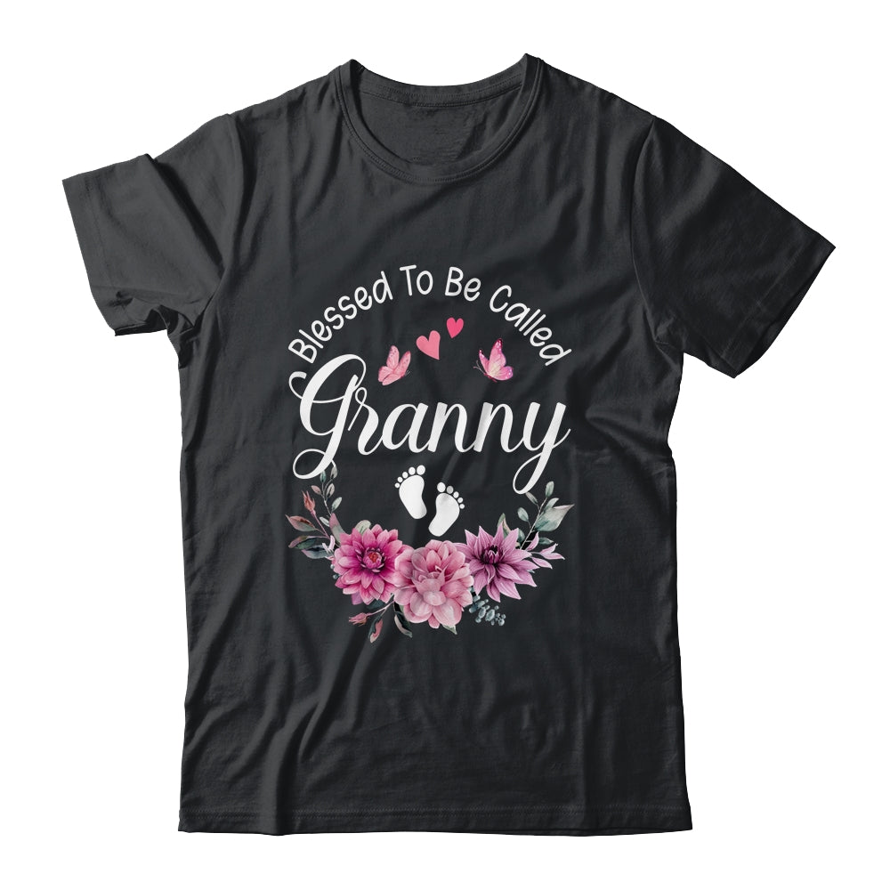 Blessed To Be Called Granny Women Floral Decor Granny Shirt & Tank Top | teecentury