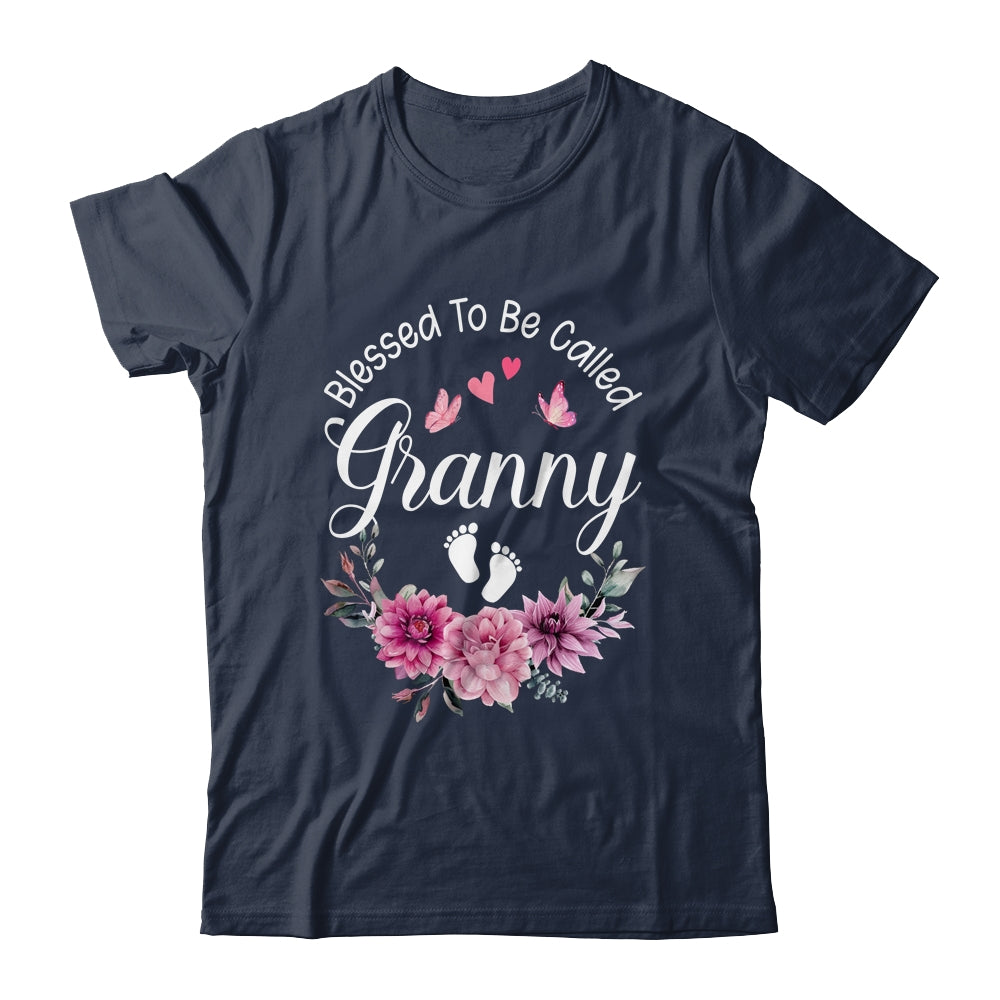 Blessed To Be Called Granny Women Floral Decor Granny Shirt & Tank Top | teecentury
