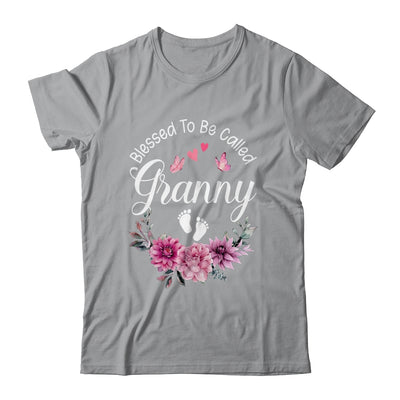 Blessed To Be Called Granny Women Floral Decor Granny Shirt & Tank Top | teecentury