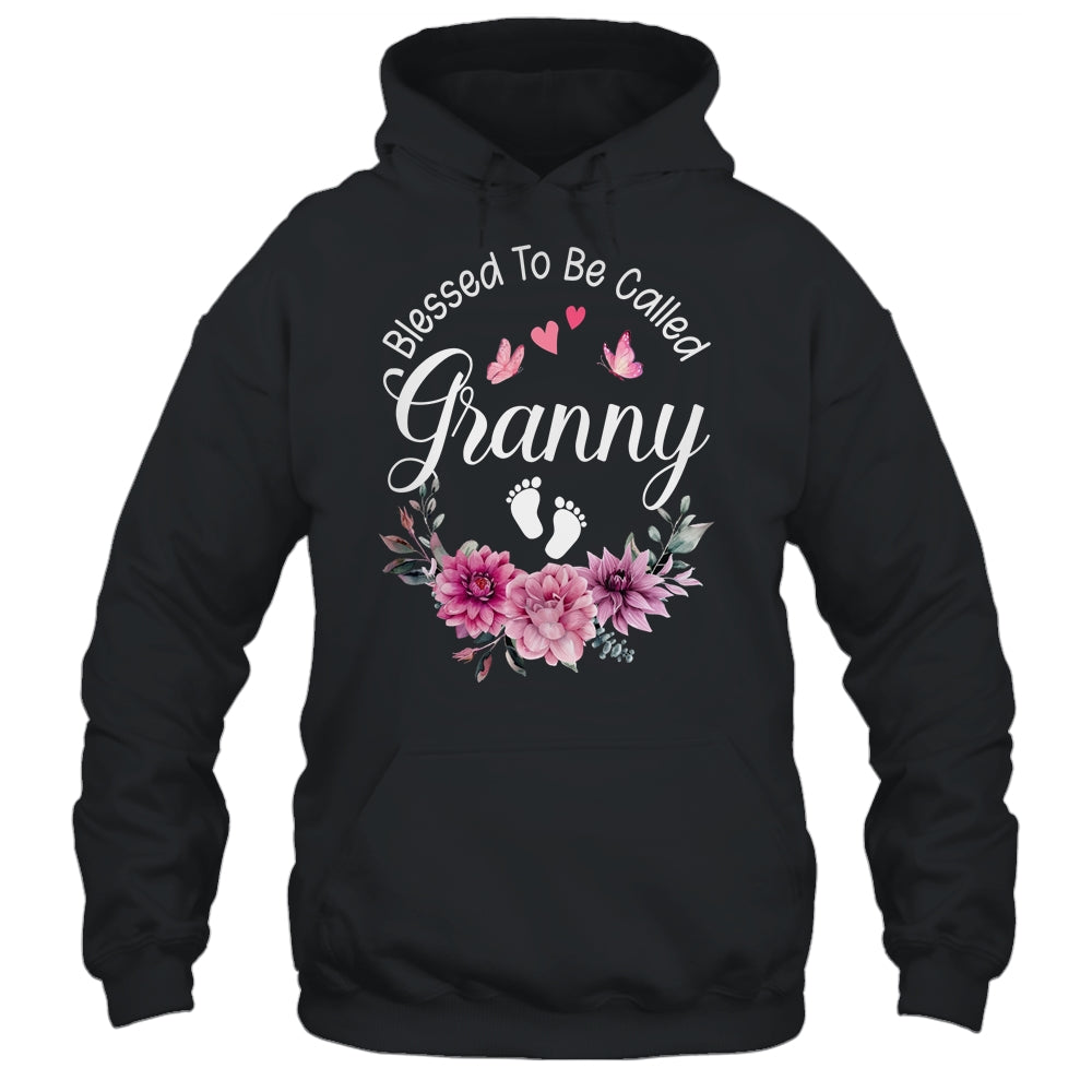 Blessed To Be Called Granny Women Floral Decor Granny Shirt & Tank Top | teecentury