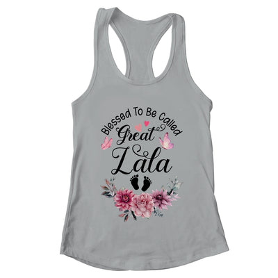 Blessed To Be Called Lala Floral Lala Mothers Day Shirt & Tank Top | teecentury