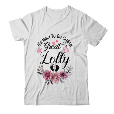 Blessed To Be Called Lolly Floral Lolly Mothers Day Shirt & Tank Top | teecentury