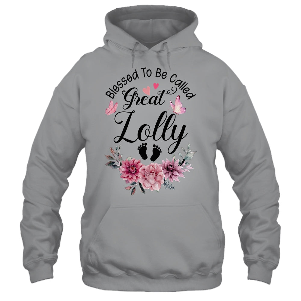 Blessed To Be Called Lolly Floral Lolly Mothers Day Shirt & Tank Top | teecentury