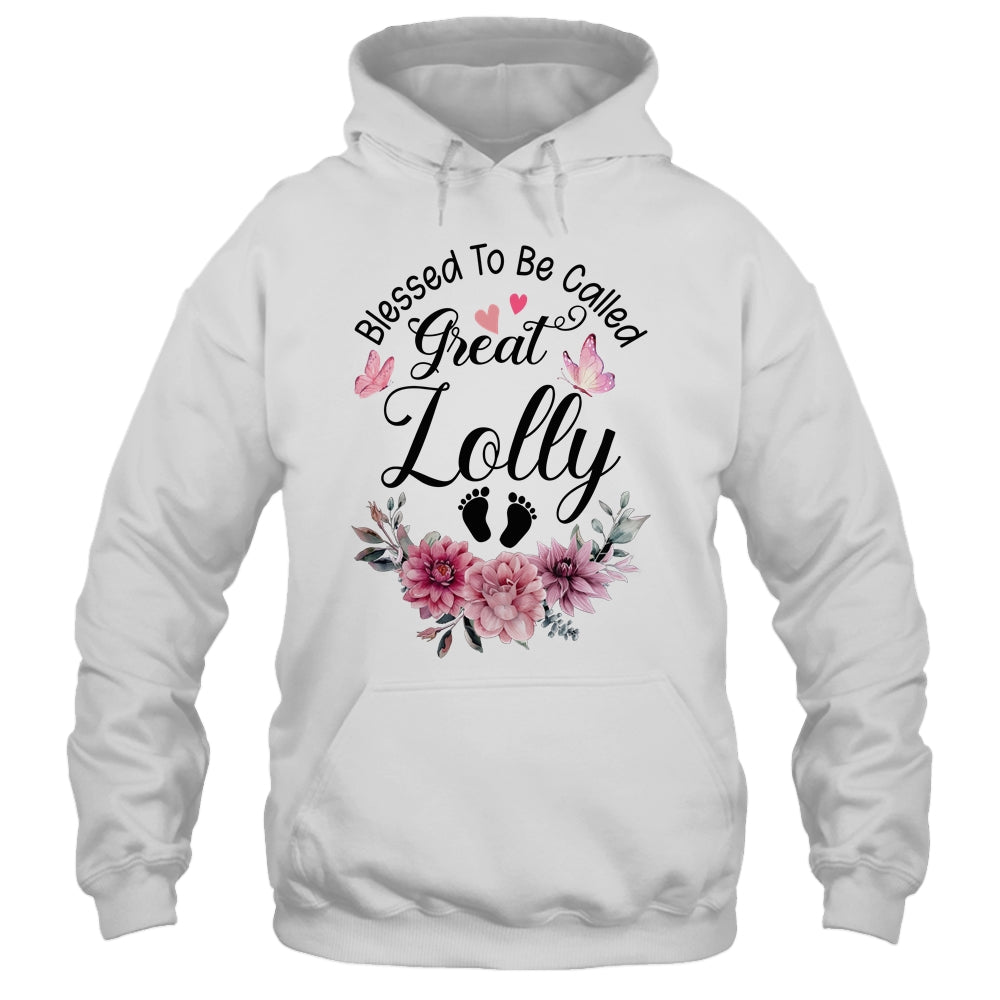 Blessed To Be Called Lolly Floral Lolly Mothers Day Shirt & Tank Top | teecentury