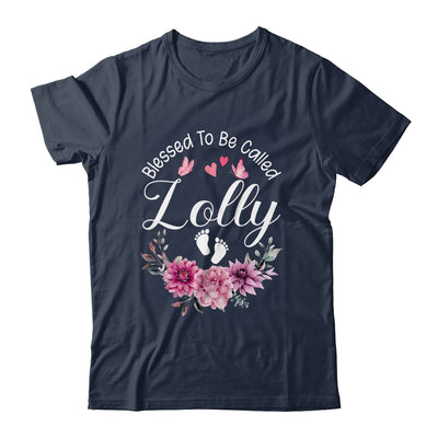 Blessed To Be Called Lolly Women Floral Decor Lolly Shirt & Tank Top | teecentury