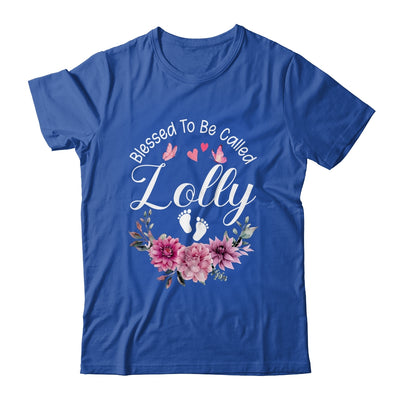 Blessed To Be Called Lolly Women Floral Decor Lolly Shirt & Tank Top | teecentury