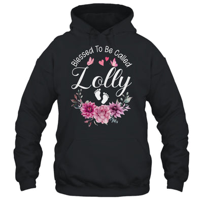 Blessed To Be Called Lolly Women Floral Decor Lolly Shirt & Tank Top | teecentury