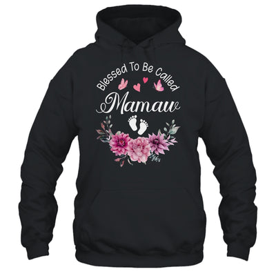 Blessed To Be Called Mamaw Women Floral Decor Mamaw Shirt & Tank Top | teecentury