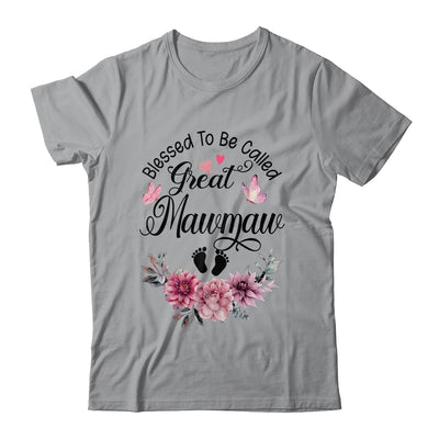Blessed To Be Called Mawmaw Floral Mawmaw Mothers Day Shirt & Tank Top | teecentury