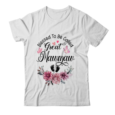 Blessed To Be Called Mawmaw Floral Mawmaw Mothers Day Shirt & Tank Top | teecentury