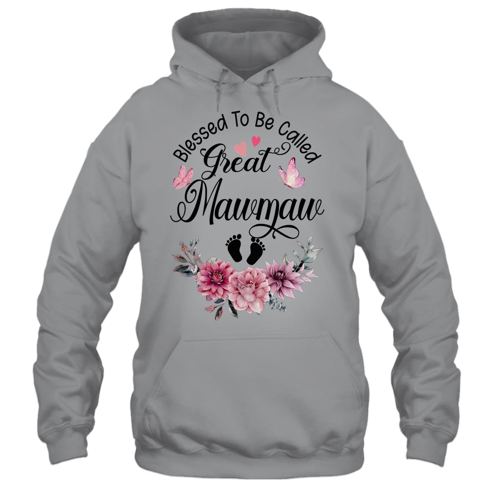 Blessed To Be Called Mawmaw Floral Mawmaw Mothers Day Shirt & Tank Top | teecentury