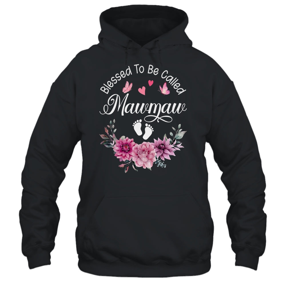 Blessed To Be Called Mawmaw Women Floral Decor Mawmaw Shirt & Tank Top | teecentury
