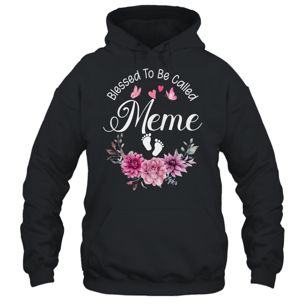 Blessed To Be Called Meme Women Floral Decor Meme Shirt & Tank Top | teecentury