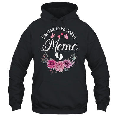 Blessed To Be Called Meme Women Floral Decor Meme Shirt & Tank Top | teecentury
